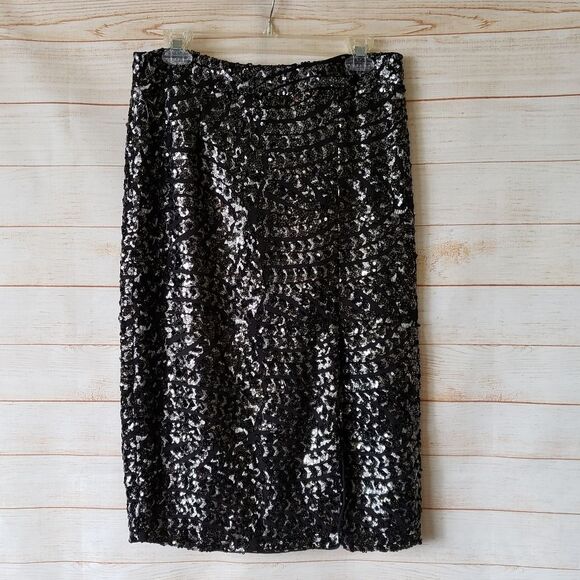 Walter Baker Gatsby Sequin Josette Pencil Skirt Party Sparkle Holidays - Picture 4 of 12